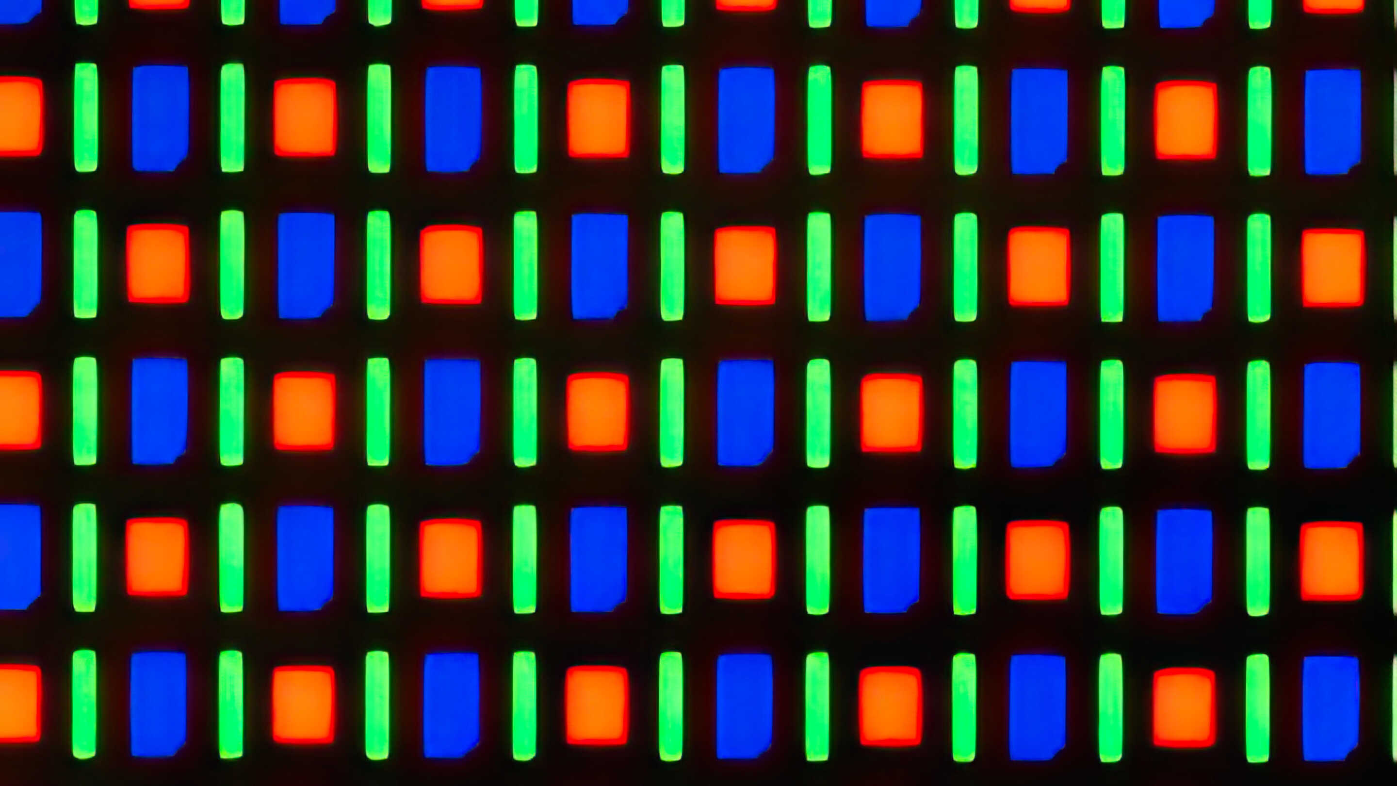 OLED सबपिक्सेल पैटर्न मैक्रो