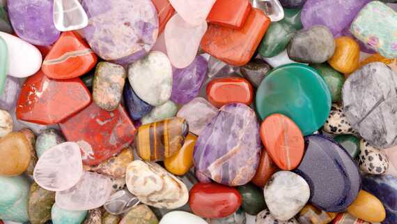 What is MOHS HARDNESS? a group of colorful rocks
