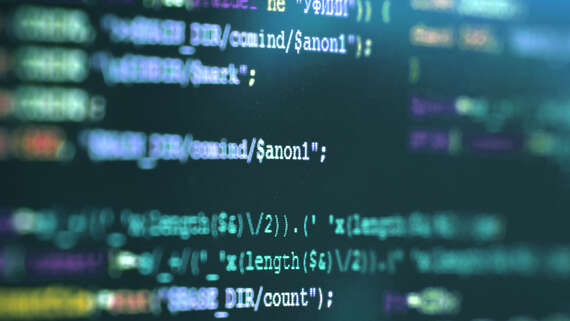 Utvikling - Programvare et skjermbilde av en datakode